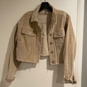 Cropped Corduroy jacket